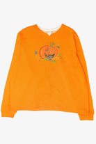 Happy Pumpkin Vintage Halloween Sweatshirt (2000s)