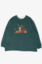 Fall Rooster Vintage Halloween Sweatshirt (1990s)
