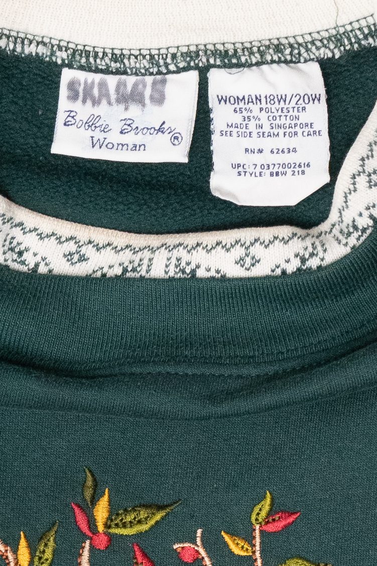 Fall Rooster Vintage Halloween Sweatshirt (1990s)