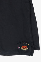 Pumpkin Masks Vintage Halloween Turtleneck Sweatshirt (1990s)