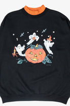 Magic Ghosts & Pumpkins Vintage Halloween Sweatshirt (1990s)