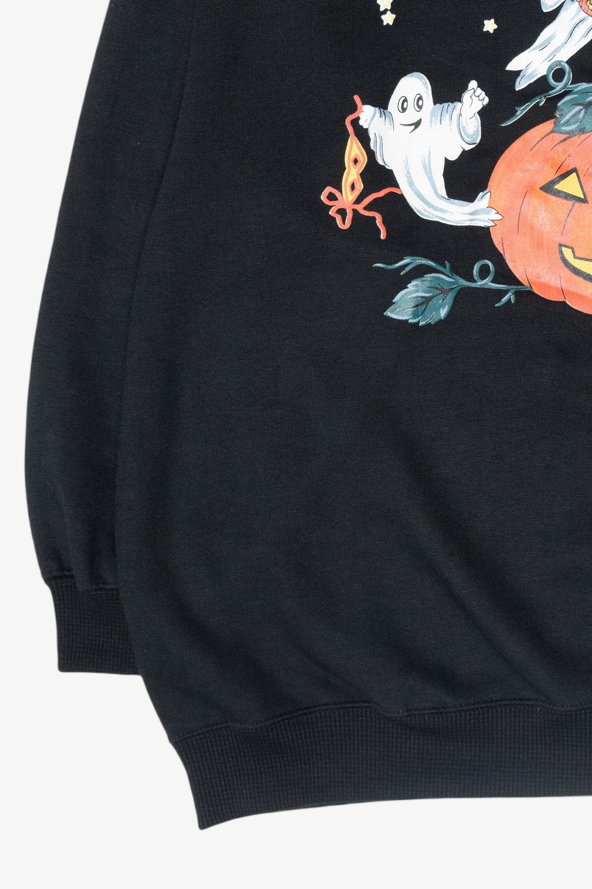 Magic Ghosts & Pumpkins Vintage Halloween Sweatshirt (1990s)