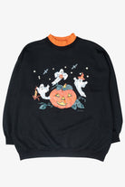 Magic Ghosts & Pumpkins Vintage Halloween Sweatshirt (1990s)