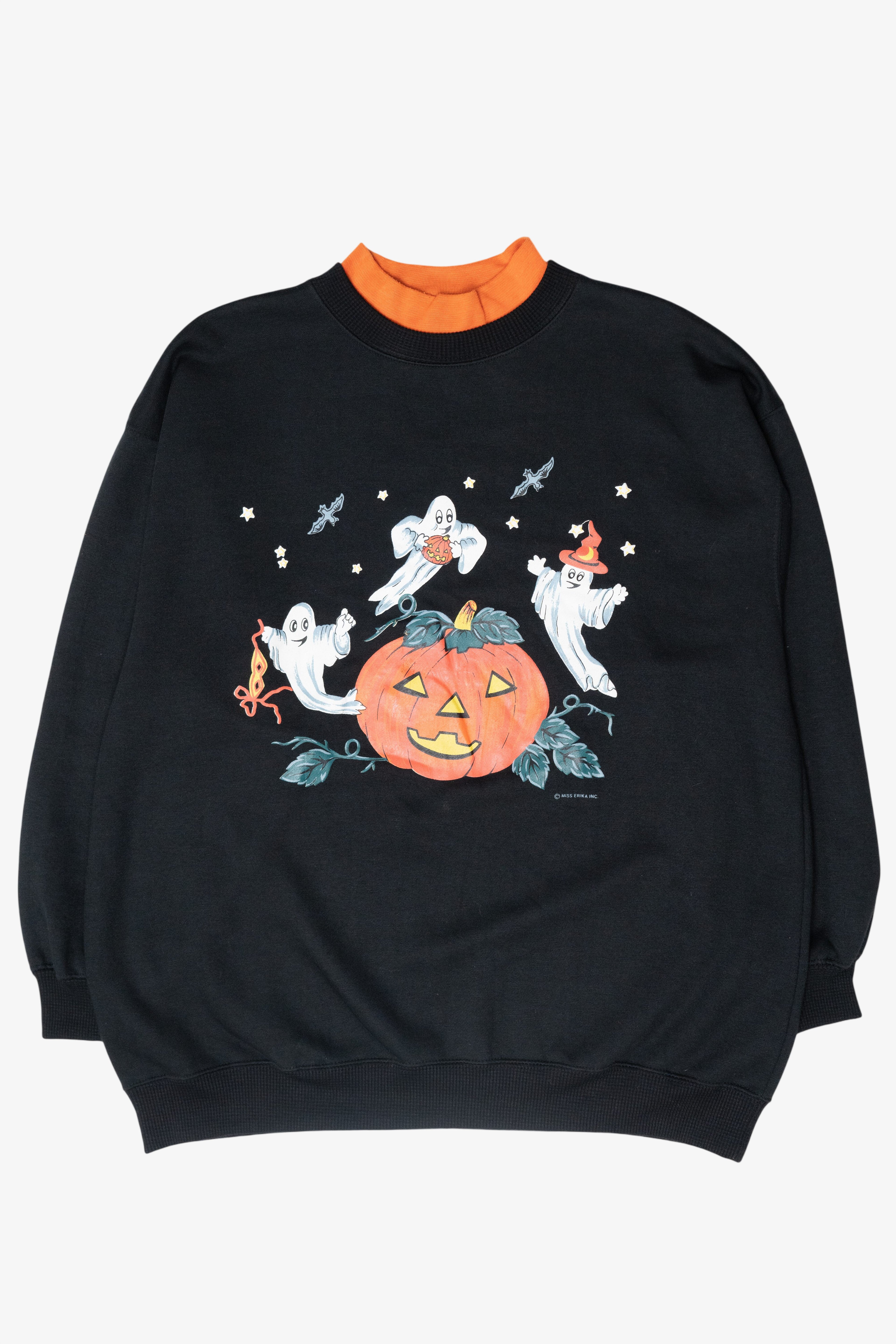 Magic Ghosts & Pumpkins Vintage Halloween Sweatshirt (1990s)