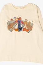 Scarecrow Fields with Charms Vintage Halloween Sweatshirt (1990s)