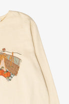 Scarecrow Fields with Charms Vintage Halloween Sweatshirt (1990s)