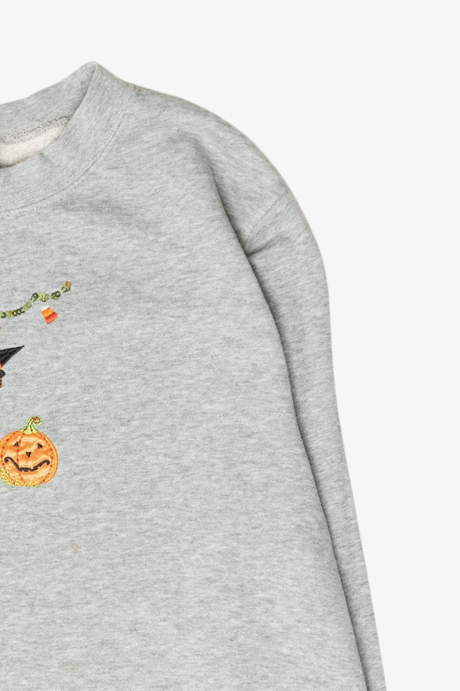 Black Cat Vintage Halloween Sweatshirt (2000s)