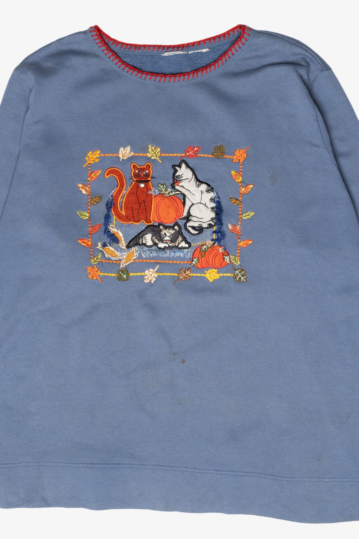 Cat Friends Vintage Halloween Sweatshirt (1990s)