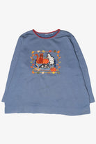 Cat Friends Vintage Halloween Sweatshirt (1990s)