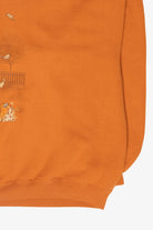 Fall Flowers & Birdhouse Vintage Halloween Sweatshirt (1990s)