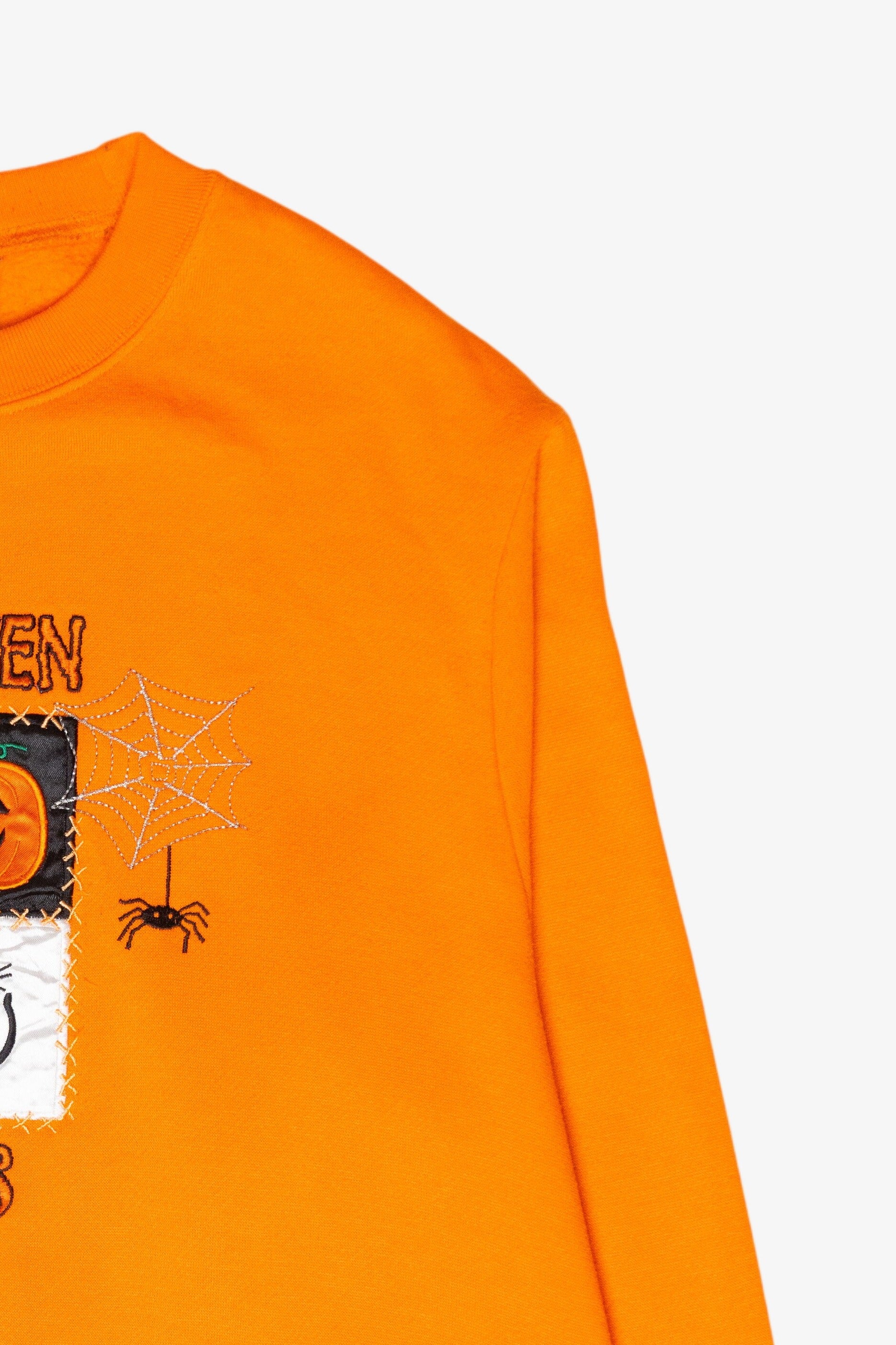 "Halloween Thrills" Vintage Halloween Sweatshirt (1990s)