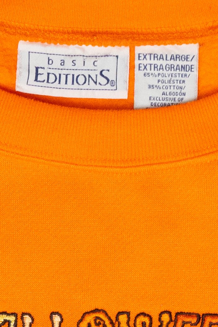 "Halloween Thrills" Vintage Halloween Sweatshirt (1990s)