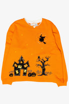 Haunted House Vintage Halloween Sweatshirt (2000s)