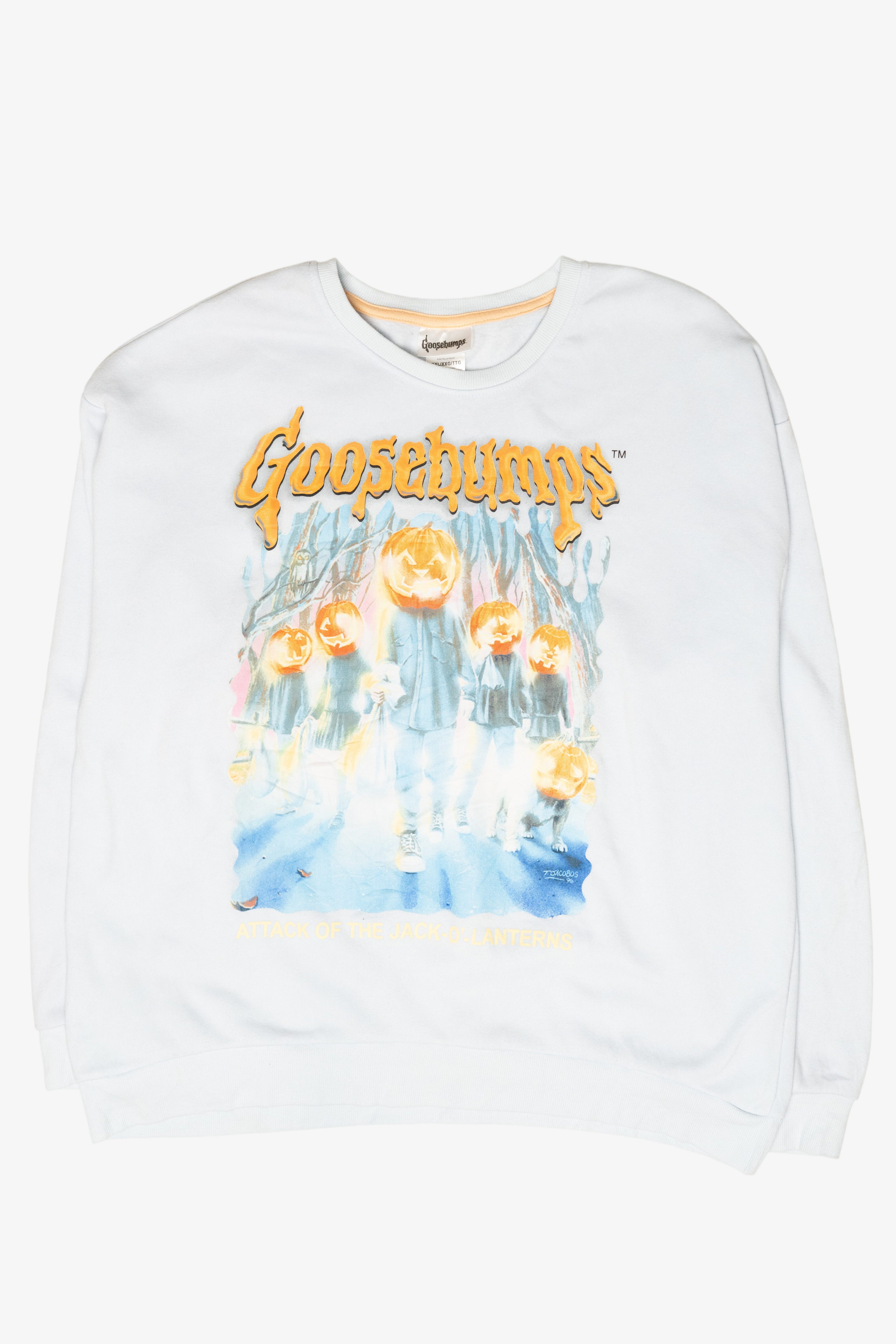 Goosebumps "Attack of the Jack-O-Lanterns" Vintage Halloween Sweatshirt (2000s)