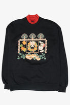 Harvest Wreath Vintage Halloween Sweatshirt (1990s)