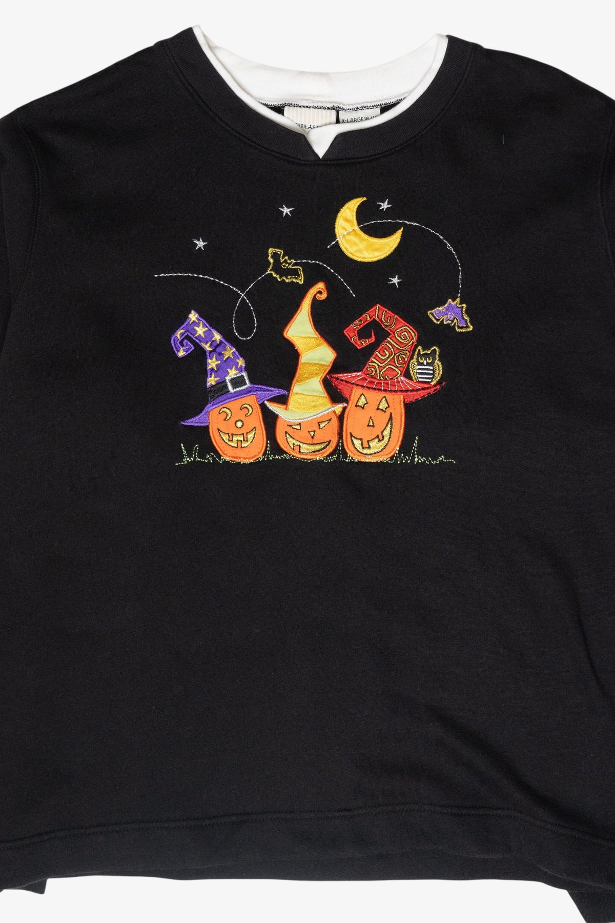 Witch Hat Pumpkins Vintage Halloween Sweatshirt (2000s)
