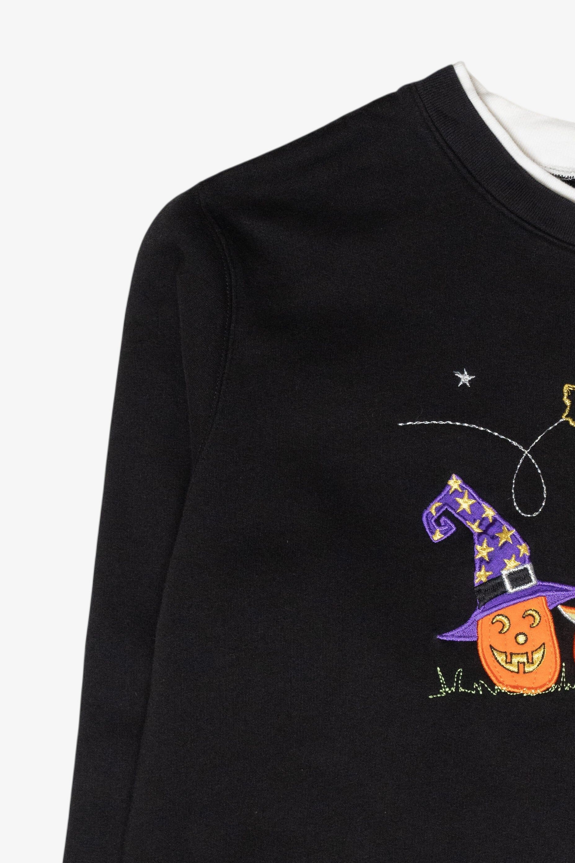 Witch Hat Pumpkins Vintage Halloween Sweatshirt (2000s)