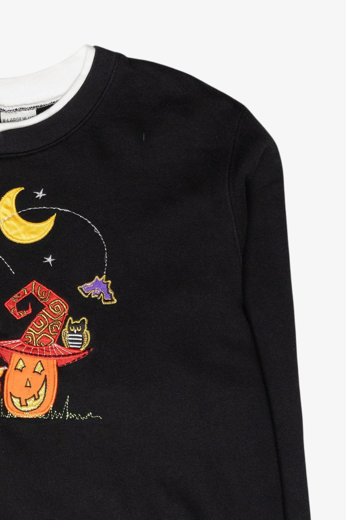 Witch Hat Pumpkins Vintage Halloween Sweatshirt (2000s)