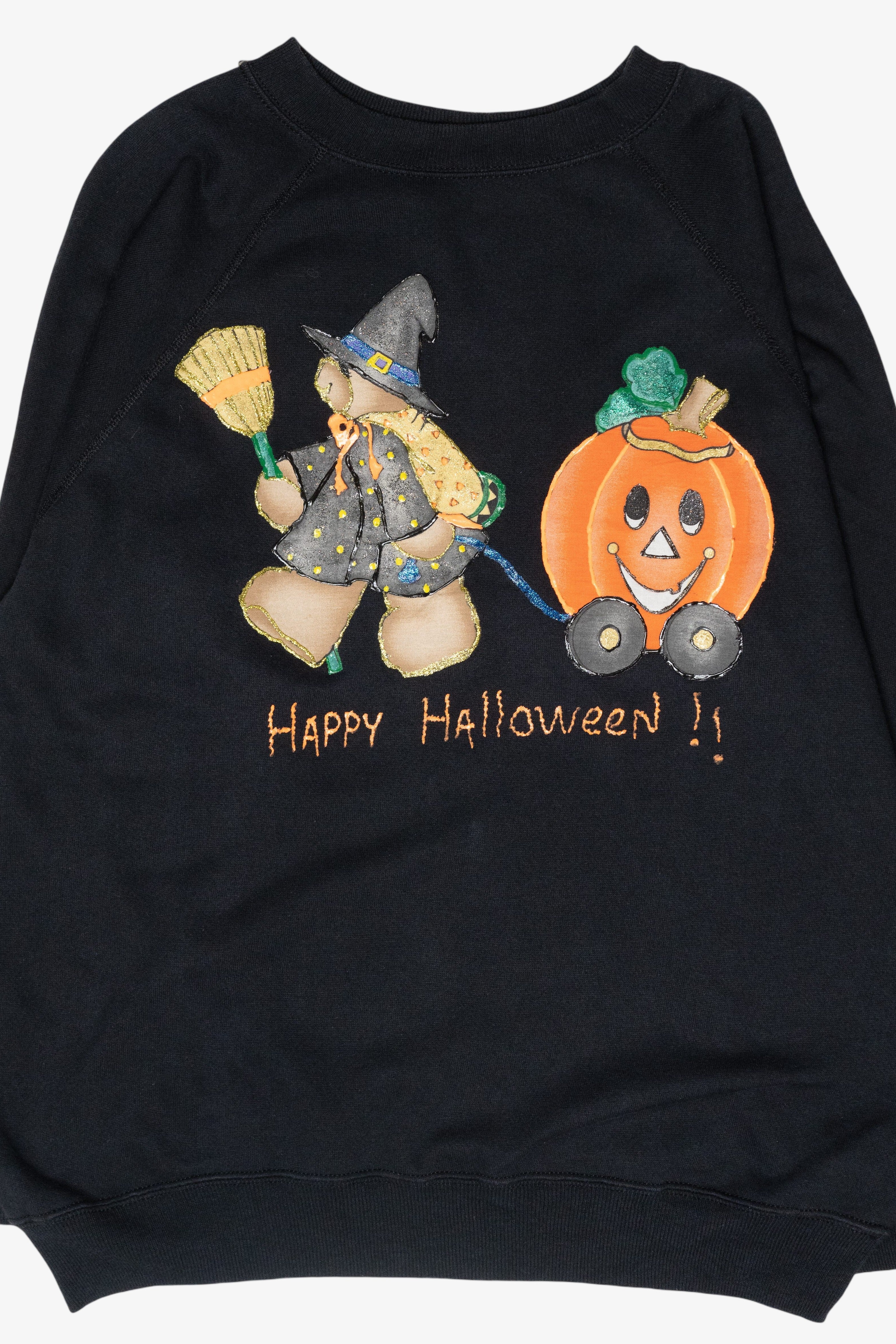 Homeade Witch Bear Vintage Halloween Sweatshirt (2000s)