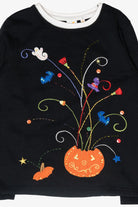 Confetti Pumpkin Vintage Halloween Sweatshirt (2000s)