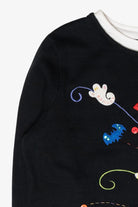 Confetti Pumpkin Vintage Halloween Sweatshirt (2000s)