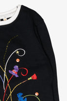 Confetti Pumpkin Vintage Halloween Sweatshirt (2000s)