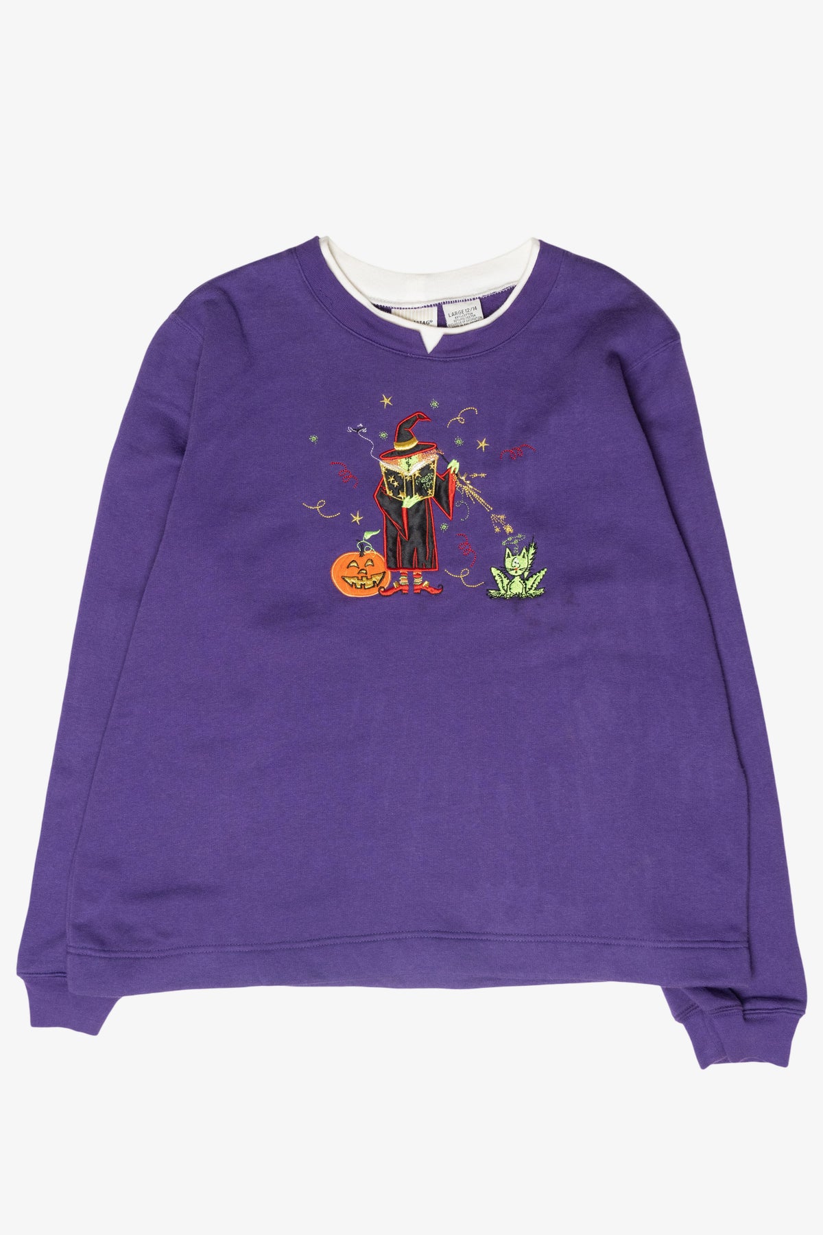 "Magic 101" Witch Vintage Halloween Sweatshirt (2000s)
