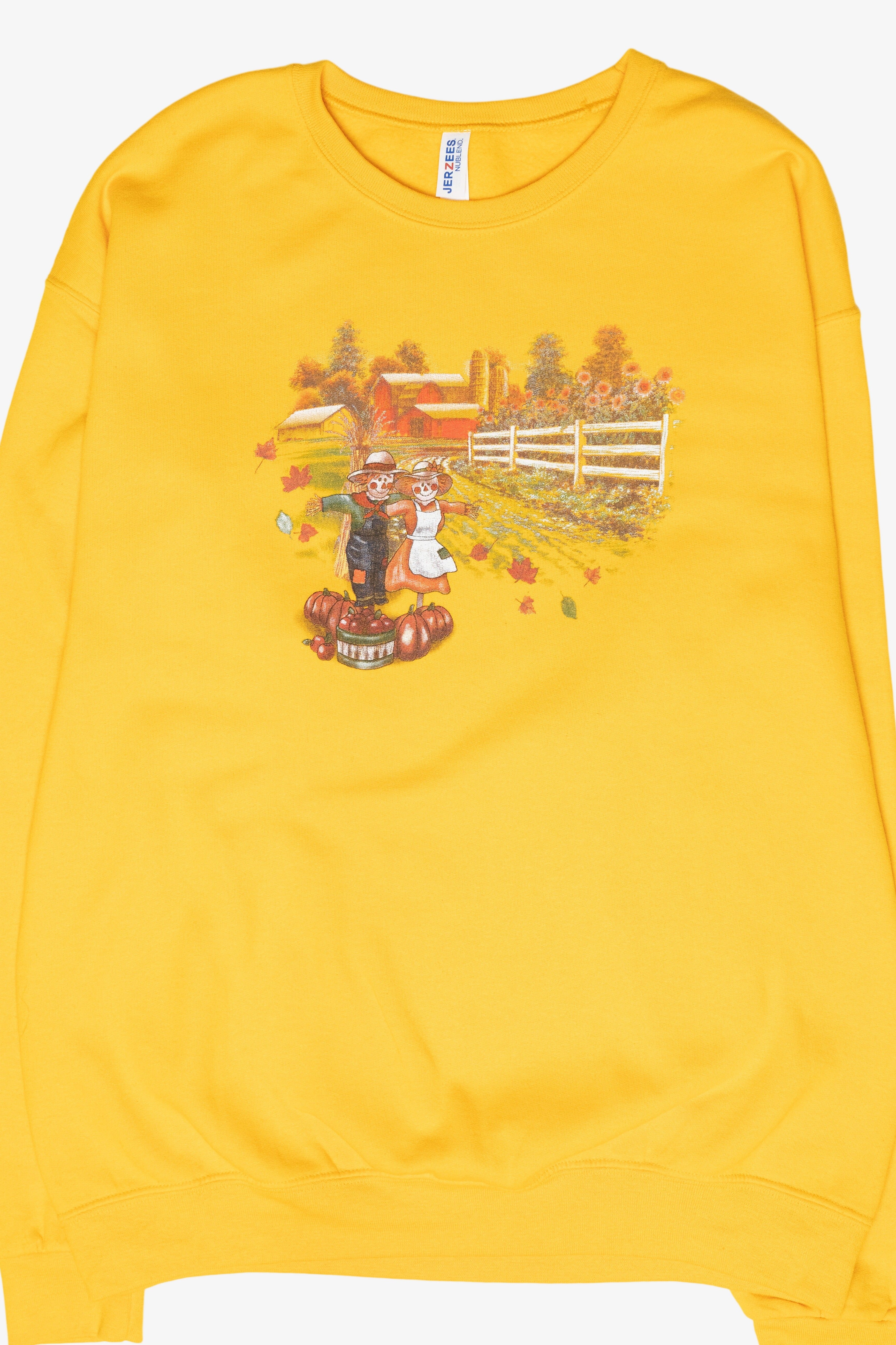 Scarecrow Farm Vintage Halloween Sweatshirt (1990s)