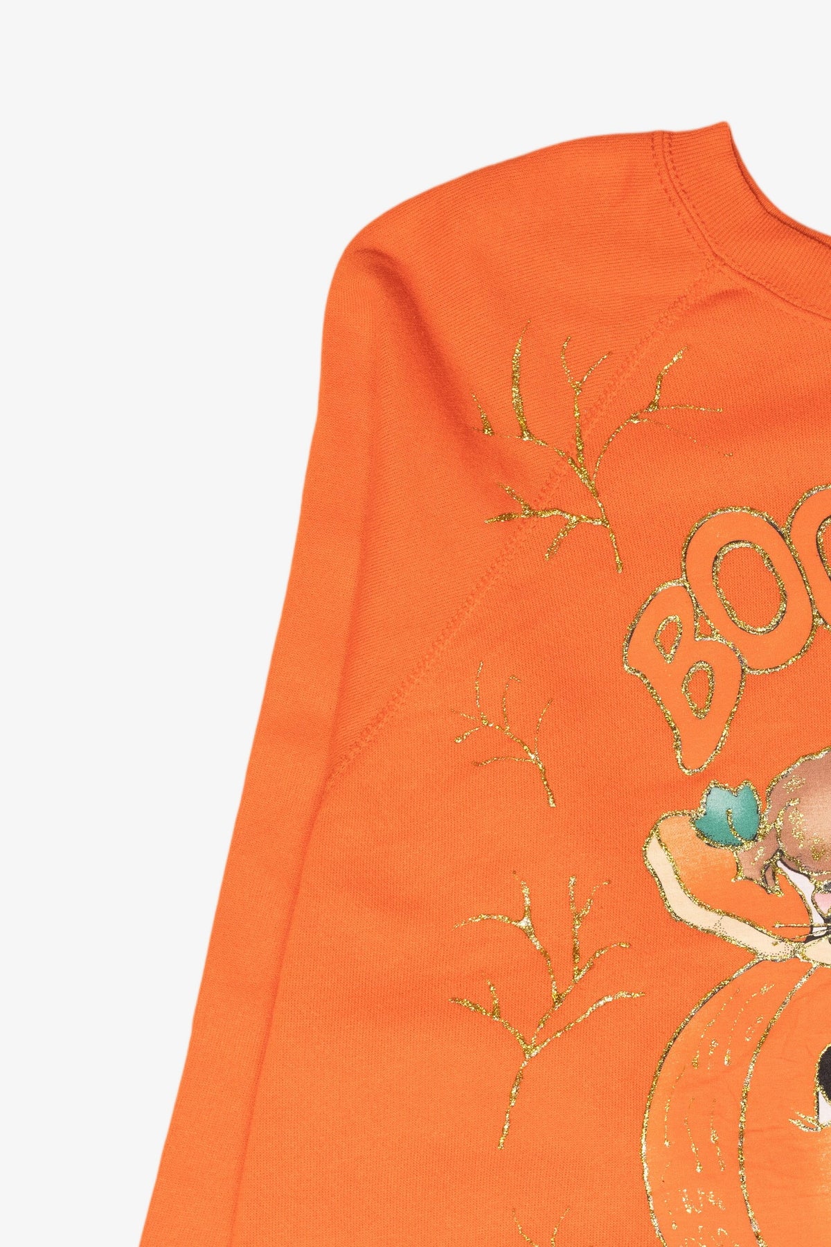 "Boo" Handmade Bear Vintage Halloween Sweatshirt (1990s)