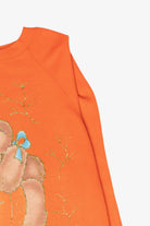 "Boo" Handmade Bear Vintage Halloween Sweatshirt (1990s)