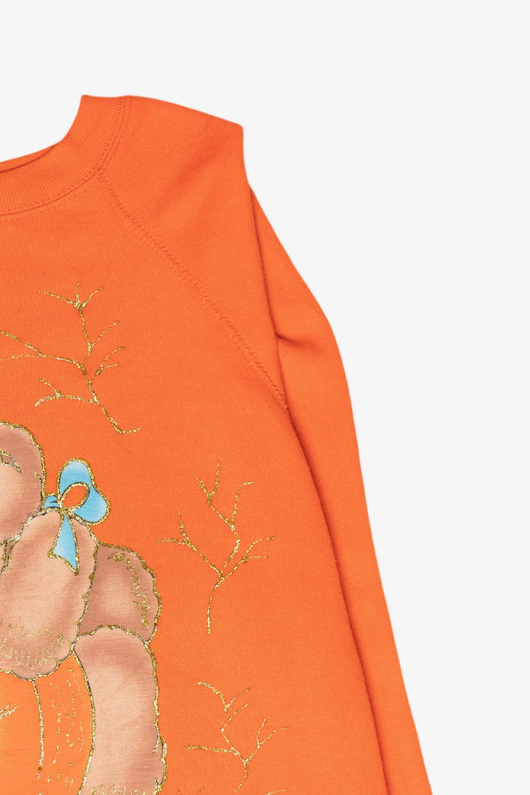 "Boo" Handmade Bear Vintage Halloween Sweatshirt (1990s)
