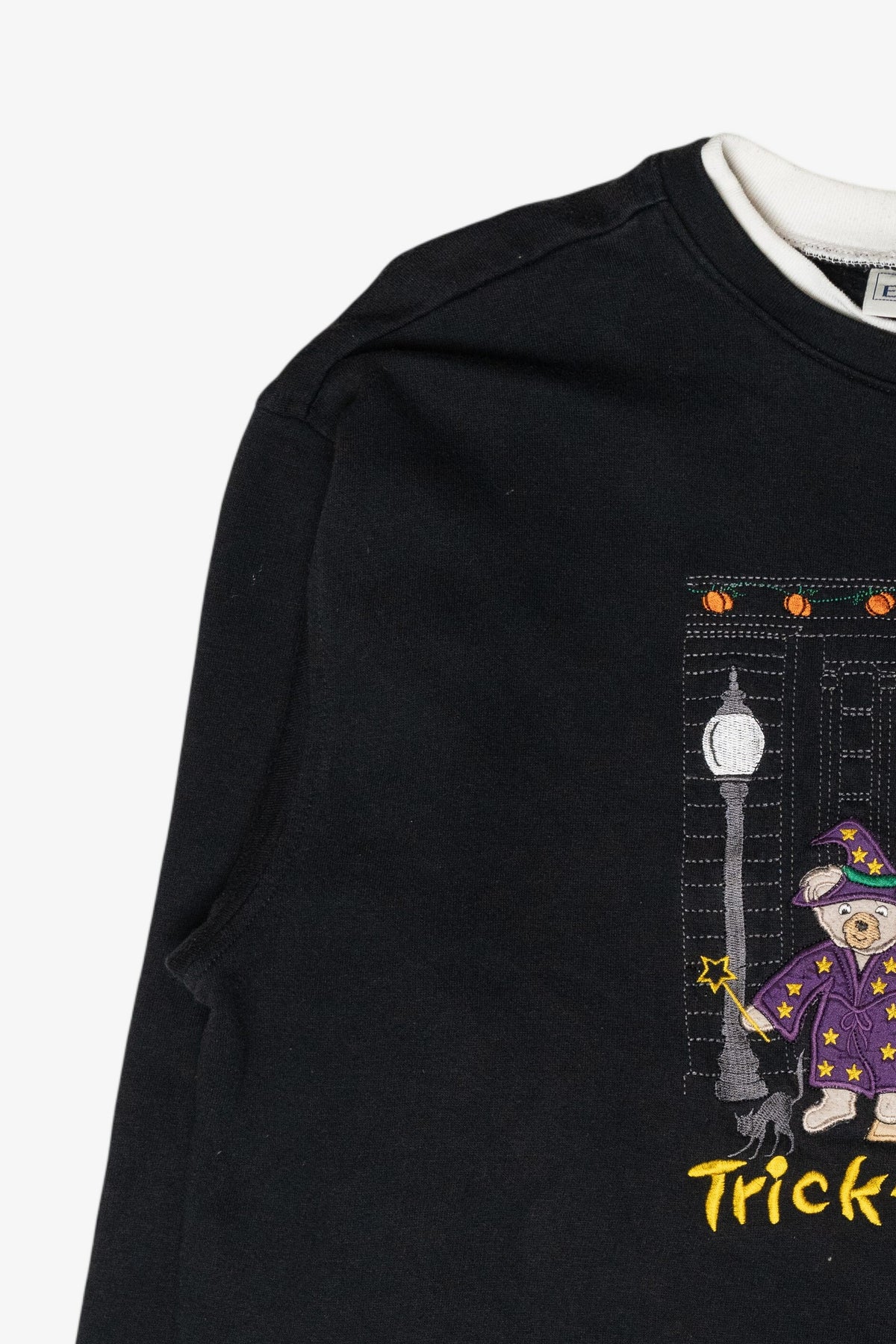 "Trick or Treat" Bears Vintage Halloween Sweatshirt (1990s)