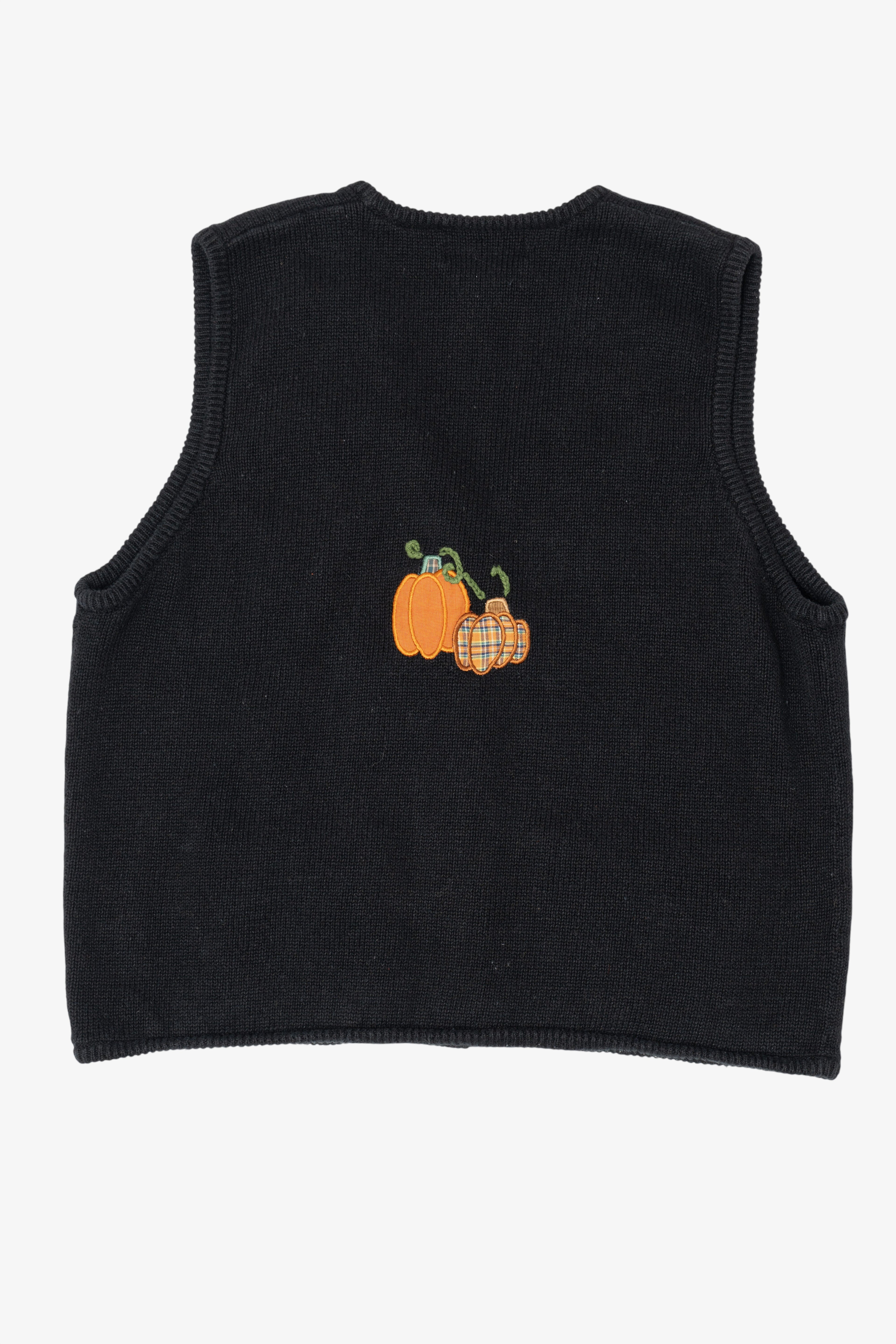 Vintage Mandal Bay Autumn Pumpkins Pocket Vest (1990s)
