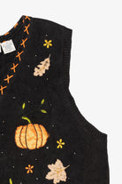 Vintage Pumpkins Autumn Harvest Fall Vest (1990s)