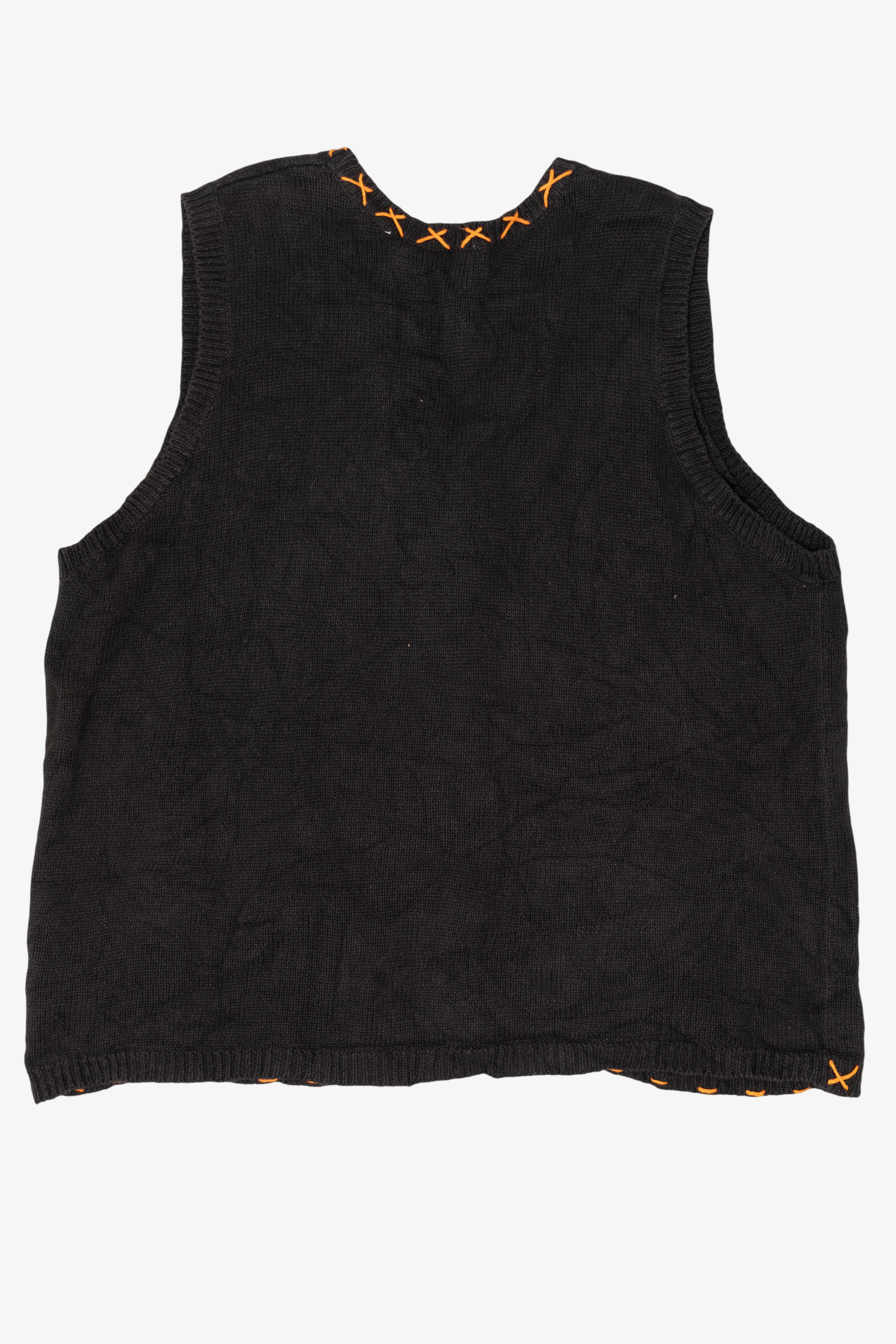 Vintage Pumpkins Autumn Harvest Fall Vest (1990s)