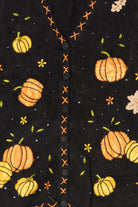 Vintage Pumpkins Autumn Harvest Fall Vest (1990s)