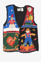 Vintage Hand Knit Erika Seasonal Months Vest (1990s)