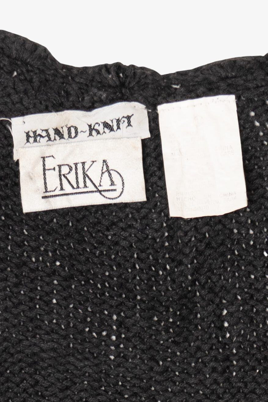 Vintage Hand Knit Erika Seasonal Months Vest (1990s)