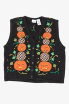 Vintage Bobbie Brooks Halloween Pumpkins Vest (1990s)