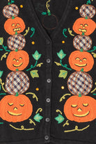 Vintage Bobbie Brooks Halloween Pumpkins Vest (1990s)