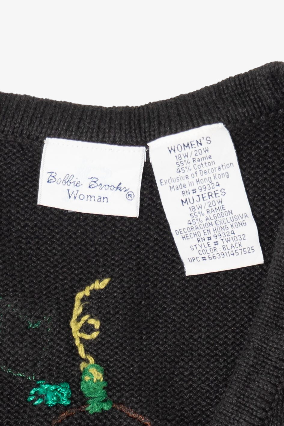Vintage Bobbie Brooks Halloween Pumpkins Vest (1990s)