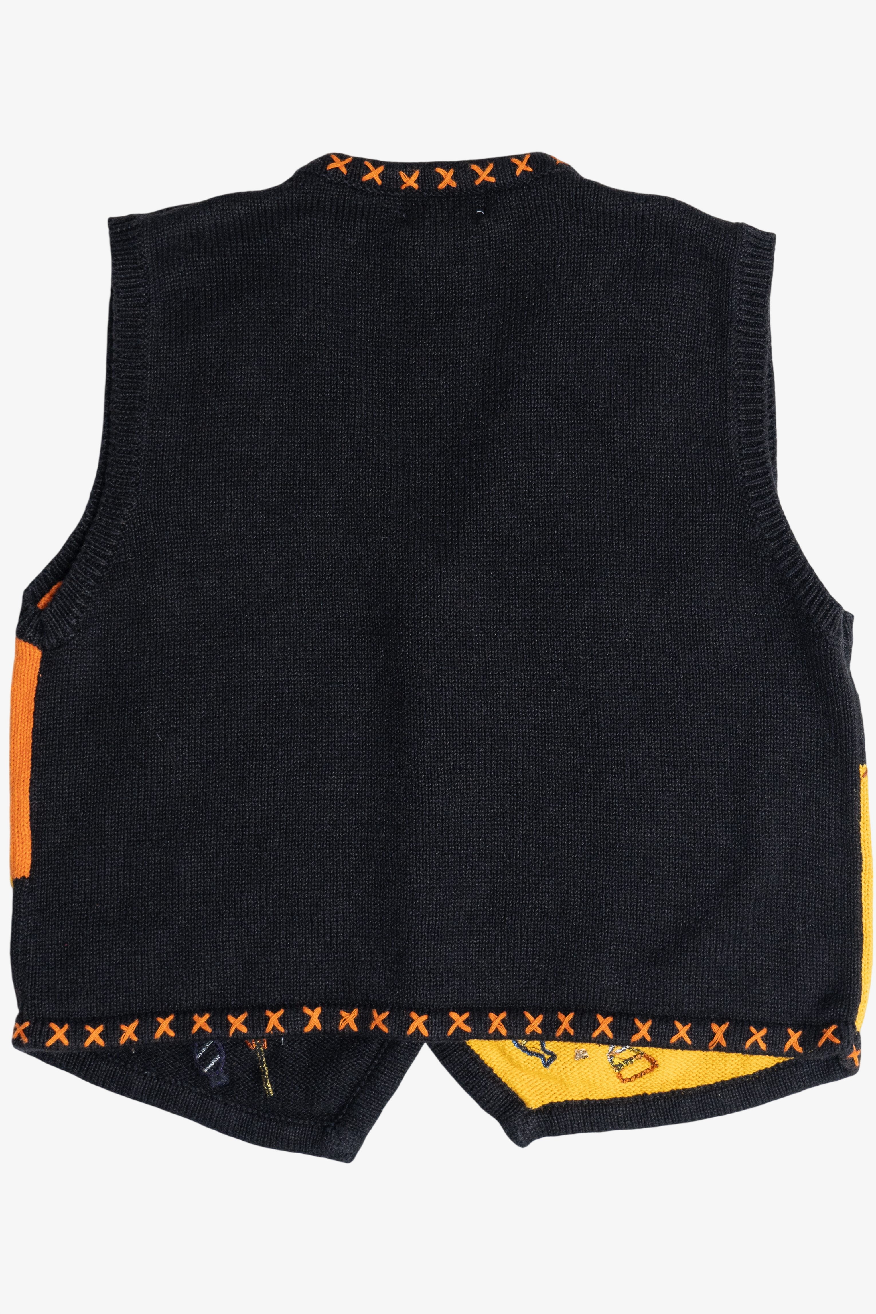 Vintage Basic Editions Halloween Sweater Vest (1990s)