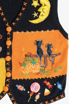 Vintage Basic Editions Halloween Sweater Vest (1990s)