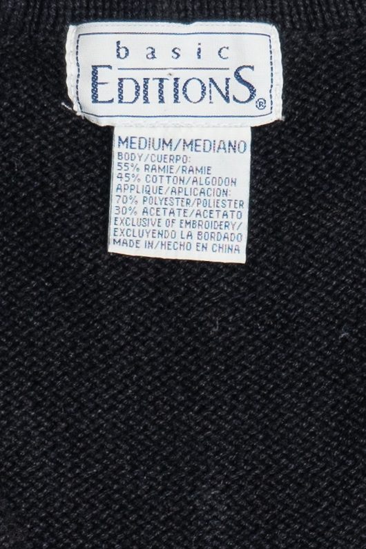 Vintage Basic Editions Halloween Sweater Vest (1990s)