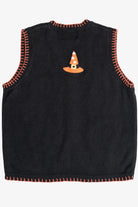 Vintage Skeleton & Ghost Halloween Vest (1990s)