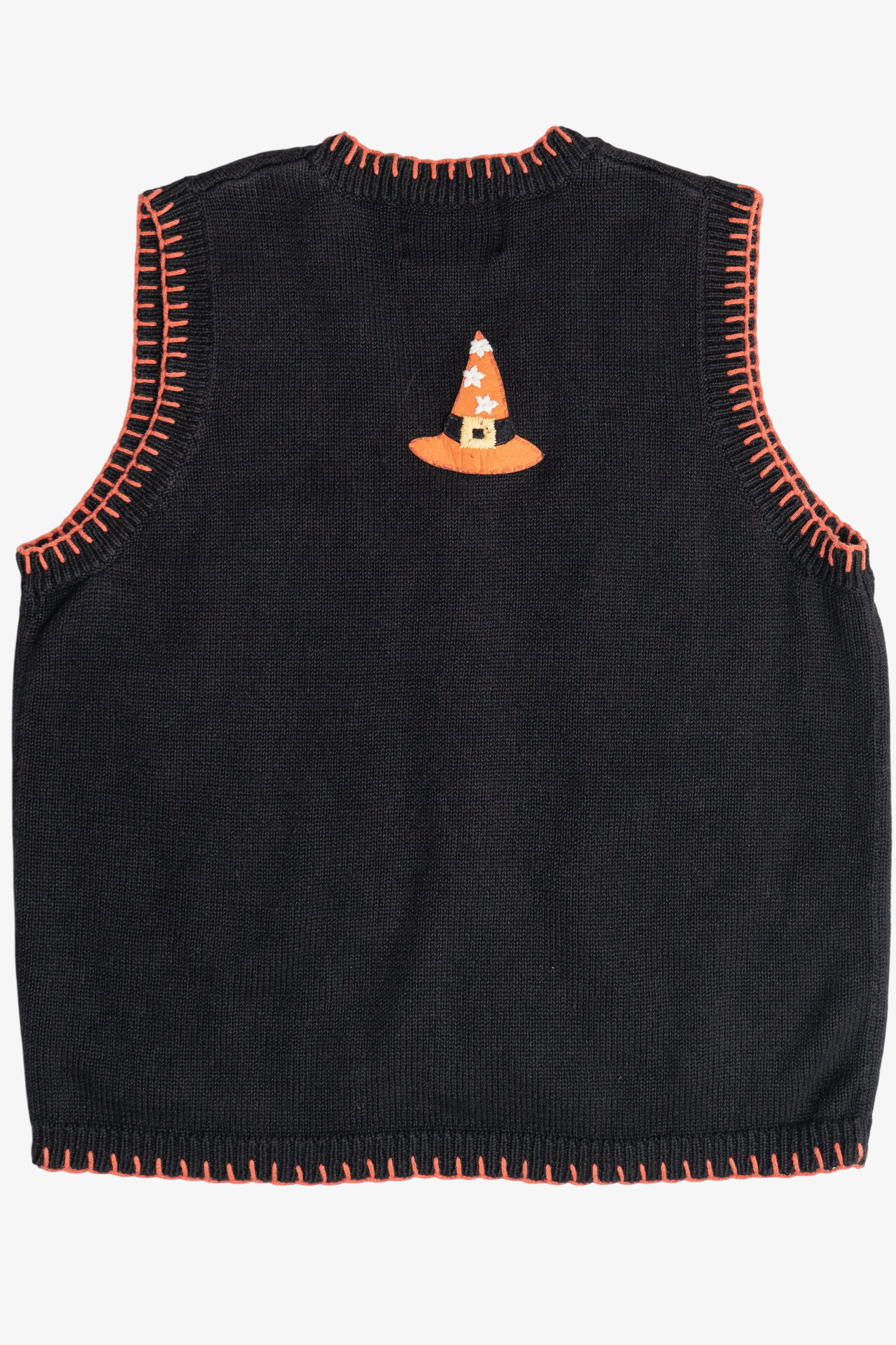 Vintage Skeleton & Ghost Halloween Vest (1990s)
