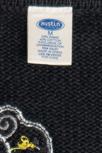 Vintage Ghosts & Candy Corn Halloween Vest (1990s)