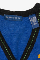 Vintage Karen Scott Halloween Autumn Vest (1990s)