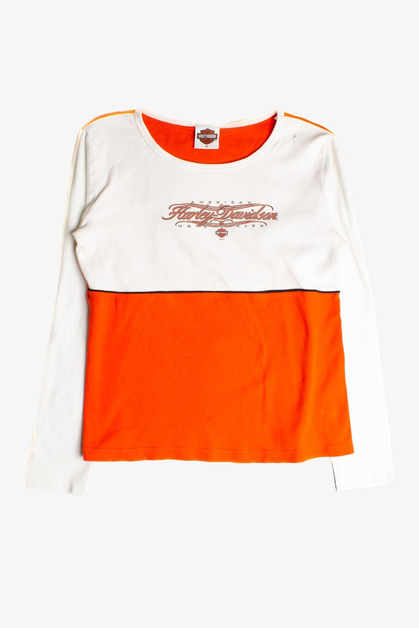 Vintage Womens Harley Davidson Long Sleeve T-Shirt (2000s) 689