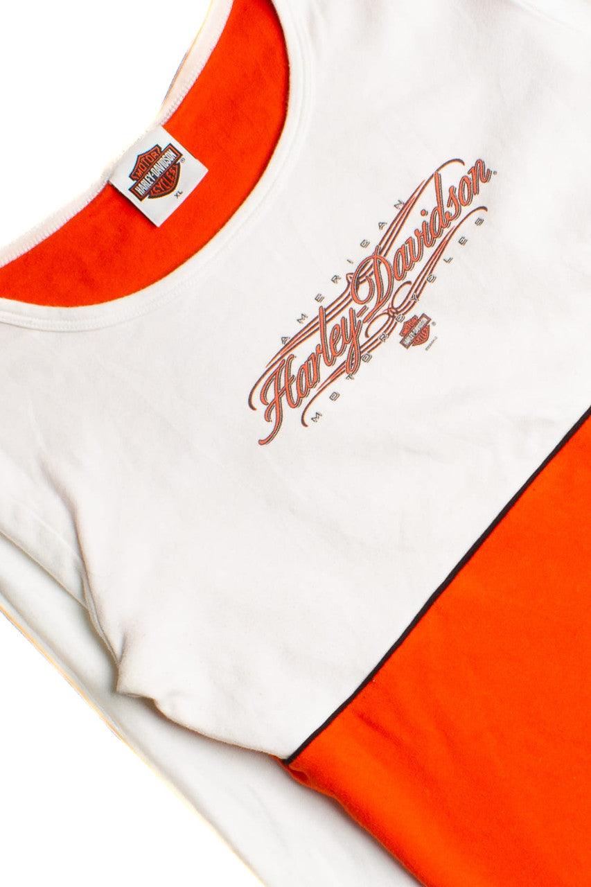 Vintage Womens Harley Davidson Long Sleeve T-Shirt (2000s) 689